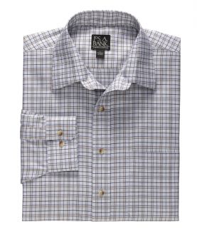 Traveler Patterned Point Collar Tailored Fit Sportshirt by JoS. A. Bank Mens Dr