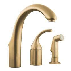 Kohler K 10441 bv Vibrant Brushed Bronze Forte Entertainment Remote Valve Sink Faucet With Sidespray