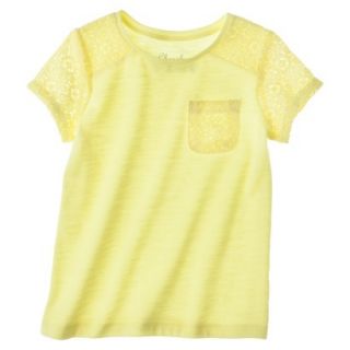 Cherokee Infant Toddler Girls Short Sleeve Tee   Yellow 2T