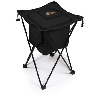 Picnic Time East Carolina University Pirates Sidekick Cooler (BlackMaterials Polyester; PVC liner and drainage spout; steel frameQuantity One (1)Opened Dimensions 18.5 inches long x 18.5 inches wide x 27.8 inches highClosed Dimensions 8 inches long x 