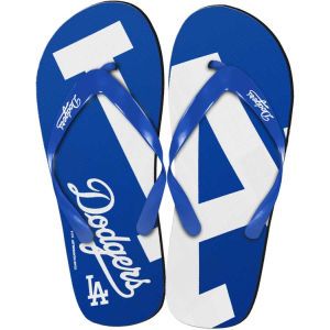 Los Angeles Dodgers Forever Collectibles Youth Mascot Flip Flops