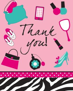 Pink Zebra Boutique Thank You Notes