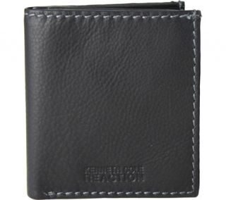 Mens Kenneth Cole Reaction Squared Away Broad St.   Black Small Leather Goods