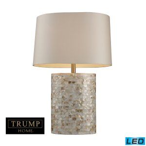 Dimond Lighting DMD D1413 LED Sunny Isles Trump Home Table Lamp Real with Oval M