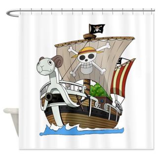  Straw Hat Pirates   Going Merry Shower Curtain  Use code FREECART at Checkout