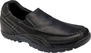 Mens Rockport City Trails Venetian   Black Full Grain Leather Moc Toe Shoes