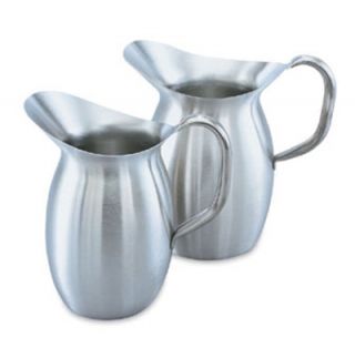 Vollrath 3 1/8 qt Bell Shaped Pitcher   Stainless