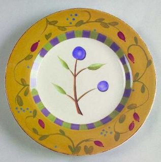 Signature Olivia Salad Plate, Fine China Dinnerware   Olive Branches & Vines
