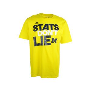 Michigan Wolverines adidas NCAA Stats Dont Lie T Shirt
