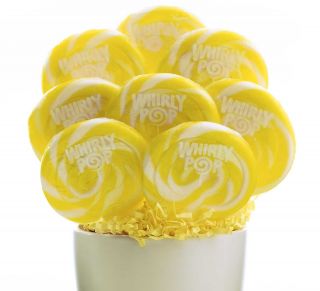 Yellow and White Whirly Pops