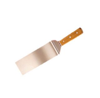 American Metalcraft 14 in Turner w/ Straight Blade, 3x8 in, Wood/Stainless