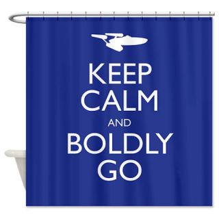  Keep Calm and Boldly Go Shower Curtain  Use code FREECART at Checkout