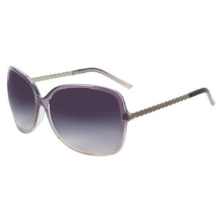 Merona Plastic Square Sunglasses with Twisted Temples   Purple
