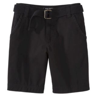 Mossimo Supply Co. Mens Belted Flat Front Shorts   Ebony 38