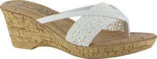 Womens Easy Street Roma   White Casual Shoes