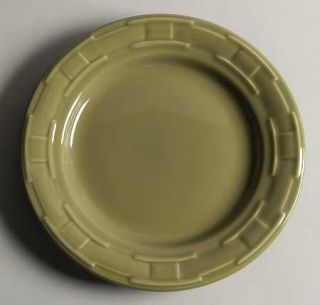 Longaberger Woven Traditions Sage Luncheon Plate, Fine China Dinnerware   Solid