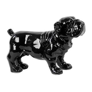 Black Ceramic Dog