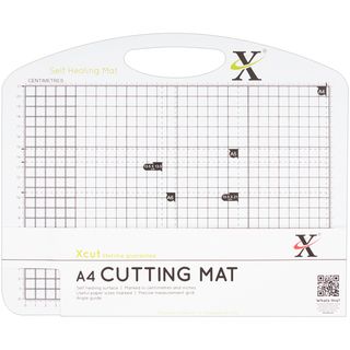 Xcut Duo Cutting Mat A4 297mm X 210mm (11.7x8.3) black and White (Black/White. Imported. )