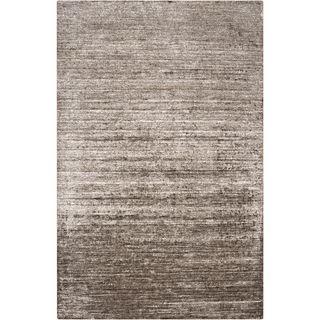 Hand woven Solid Grey Casual Orwell Rug (36 X 56)