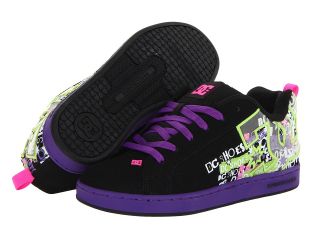 DC Court Graffik SE W Womens Skate Shoes (Black)