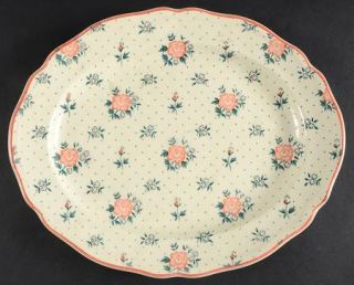 Johnson Brothers Monticello 11 Oval Serving Platter, Fine China Dinnerware   Pe