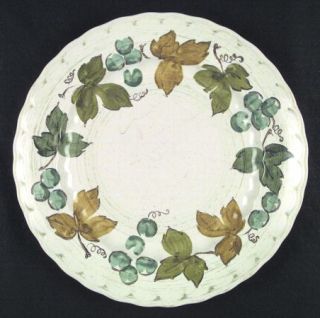 Metlox   Poppytrail   Vernon Vineyard Dinner Plate, Fine China Dinnerware   Gree