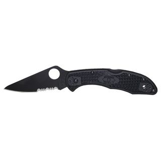 Spyderco Delica4 Lightweight Black Frn Comboedge Knife