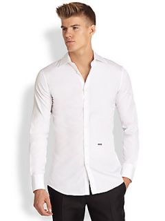 DSQUARED Cotton Poplin Shirt   White