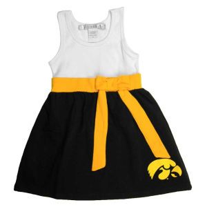 Iowa Hawkeyes NCAA Girls Babydoll Bowtie Dress