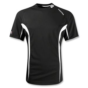Diadora Ermano Soccer Jersey (Black)