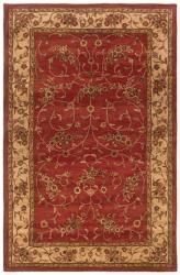 Hand tufted Artisan Rust Rug (8 X 8 Round) (RustPattern OrientalTip We recommend the use of a non skid pad to keep the rug in place on smooth surfaces.All rug sizes are approximate. Due to the difference of monitor colors, some rug colors may vary sligh