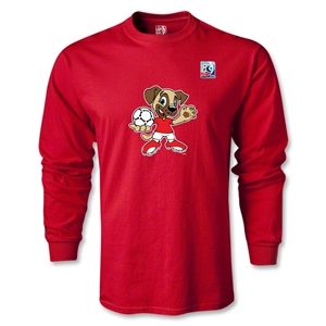 Euro 2012   FIFA U 20 World Cup Turkey LS Mascot T Shirt (Red)
