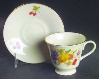 Lenox China L21 Footed Cup & Saucer Set, Fine China Dinnerware   Special, Fruit