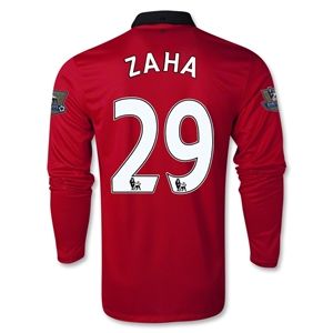 Nike Manchester United 13/14 ZAHA LS Home Soccer Jersey