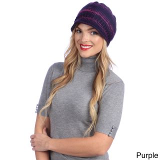 Womens Classic Pattern Winter Hat (100 percent acrylicCare Machine Washable)