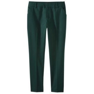Merona Womens Tailored Ankle Pant (Curvy Fit)   Green Marker   18