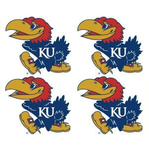 Kansas Jayhawks Wincraft Tattoo 4 Pack