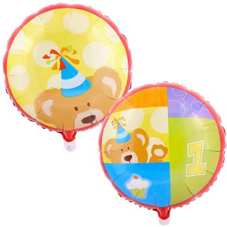 Birthday Bears 1st Foil Balloon