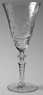 Rock Sharpe Beaumont Water Goblet   Stem #2006,Cut