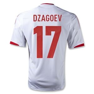 adidas Russia 12/13 DZAGOEV Away Soccer Jersey