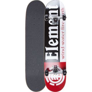 Sections 7.5 Full Complete Skateboard Black/Red One Size For Men 2265071