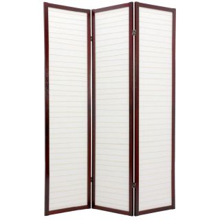 Matchstick w/Rice Paper Room Divider Rosewood   SSCMSRP ROSEWOOD 5_PANEL