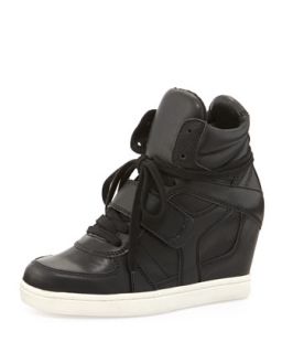 Coolter Wedge Sneaker, Black