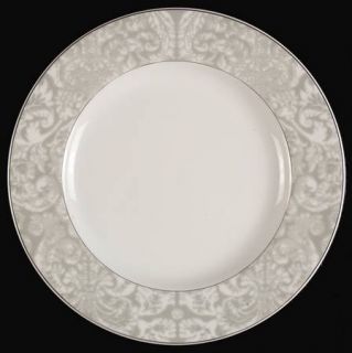 Oneida Michelangelo Dinner Plate, Fine China Dinnerware   White Floral On Sage B