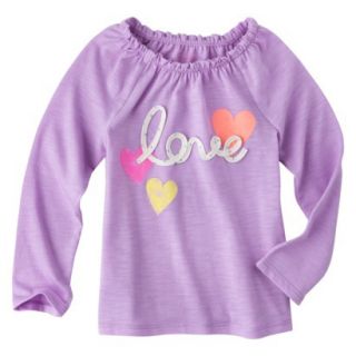 Cherokee Infant Toddler Girls Tee Shirt   Purple 5T