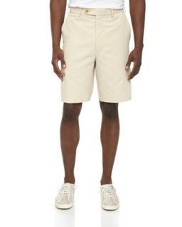 Relaxed Twill Shorts, Sand