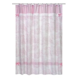 Sweet Jojo Designs Toile Shower Curtain   Pink