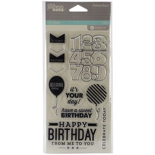 Birthday Bisque Clear Stamps 4x8in