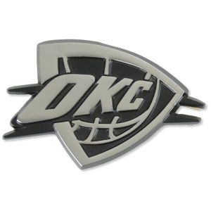 Oklahoma City Thunder NBA Metal Auto Emblem