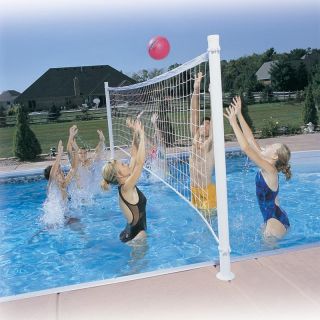 Dunn Rite Deck Volly Pool Volleyball System Multicolor   DMV100